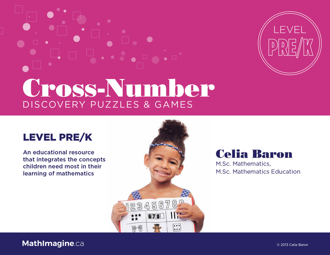 Pre/Kinder - Cross-Number